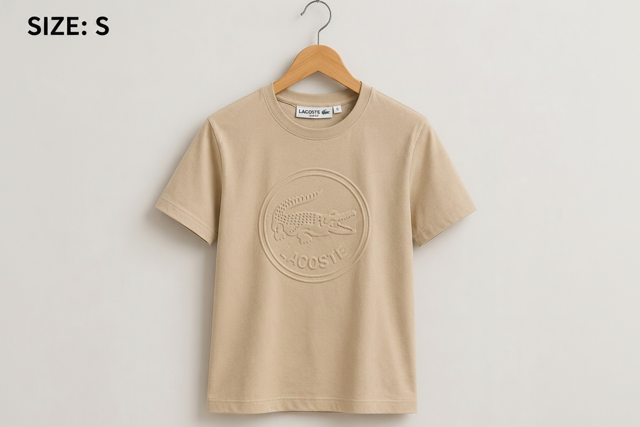Lacoste Men's Slim Fit T-Shirt – Burgundy size S